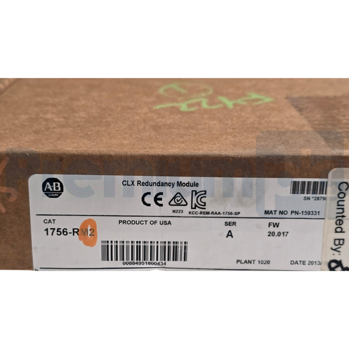 Allen-Bradley 1756-RM2 /A ControlLogix Redundancy Enhanced Module 1756RM2 NSMP