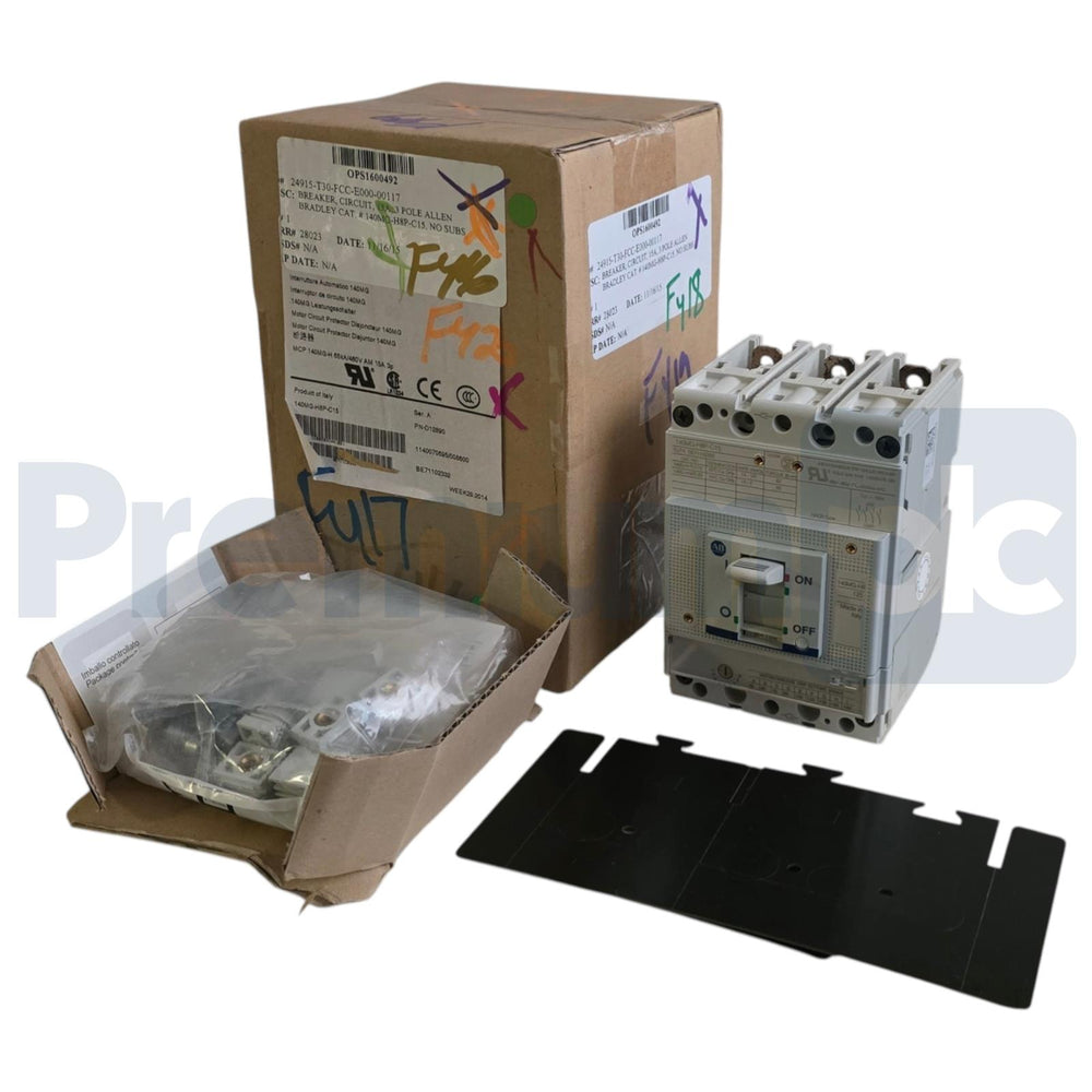 Allen-Bradley 140MG-H8P-C15 /A Motor Circuit Protector MCP 15A 3P 65kA 480V NSMP