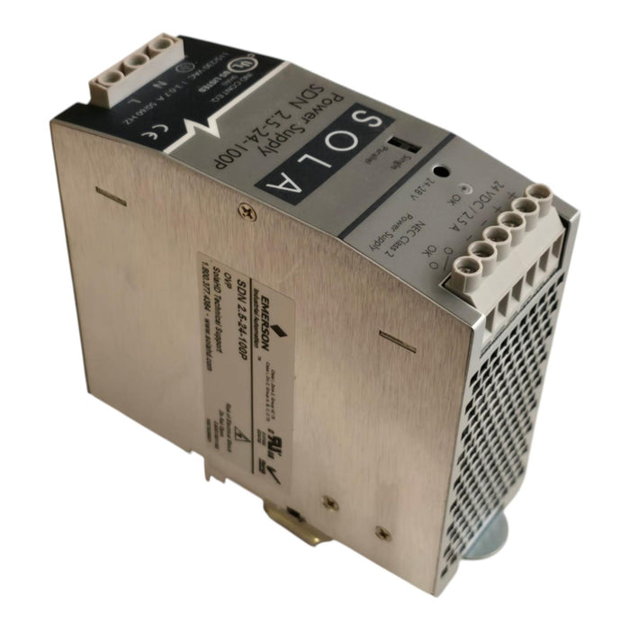Sola/Hevi-Duty SDN2.5-24-100P DC Power Supply 24V 2.5A 60W DIN Rail - NSMP
