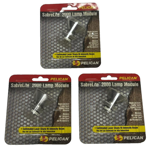 Lot of 3 Pelican 2004 SabreLite 2000 Replacement Lamp Modules Xenon - New