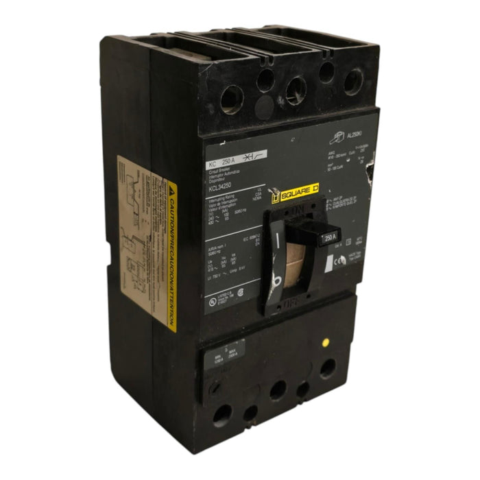 Square D KCL34250 Circuit Breaker | 3 Pole | 250 Amp | 480V | 65kA @ 480V NSNP