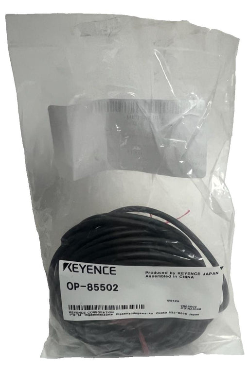 NEW Keyence OP-85502 Connector Cable | M12 4-Pin Straight 10m PVC Cordset