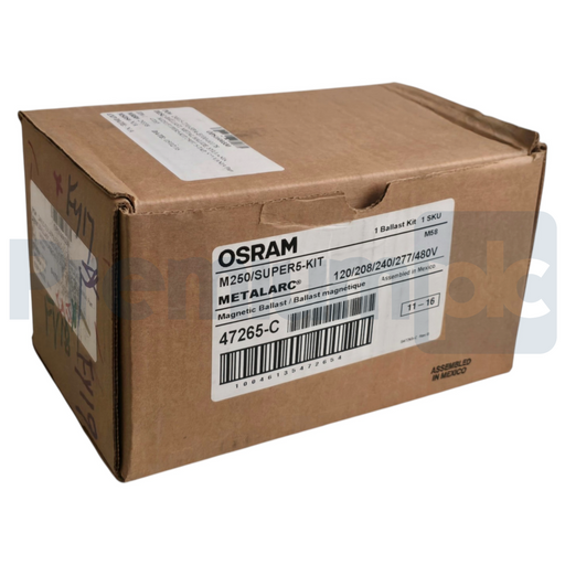OSRAM M250/SUPER5-KIT | 47265-C Magnetic Ballast Kit 120/208/240/277/480V NSMP