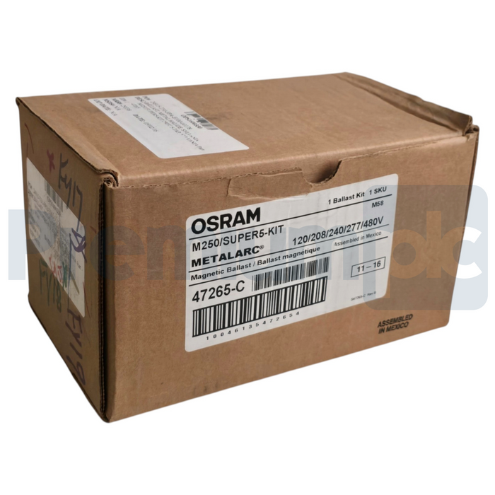 OSRAM M250/SUPER5-KIT | 47265-C Magnetic Ballast Kit 120/208/240/277/480V NSMP