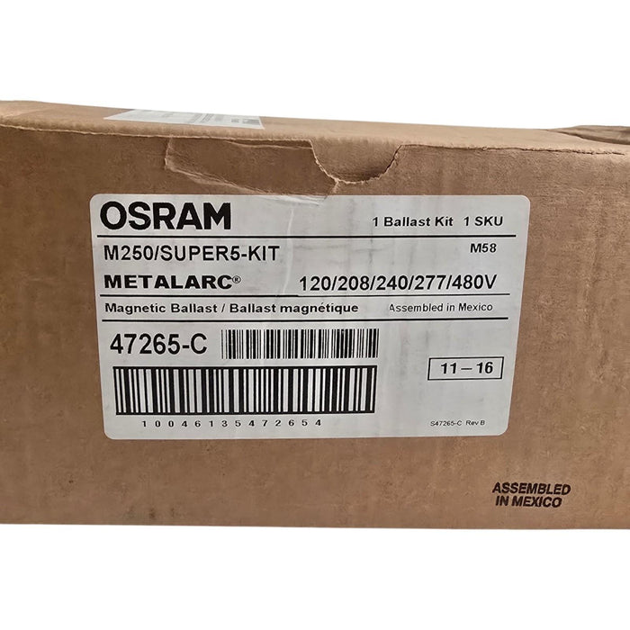 OSRAM M250/SUPER5-KIT | 47265-C Magnetic Ballast Kit 120/208/240/277/480V NSMP