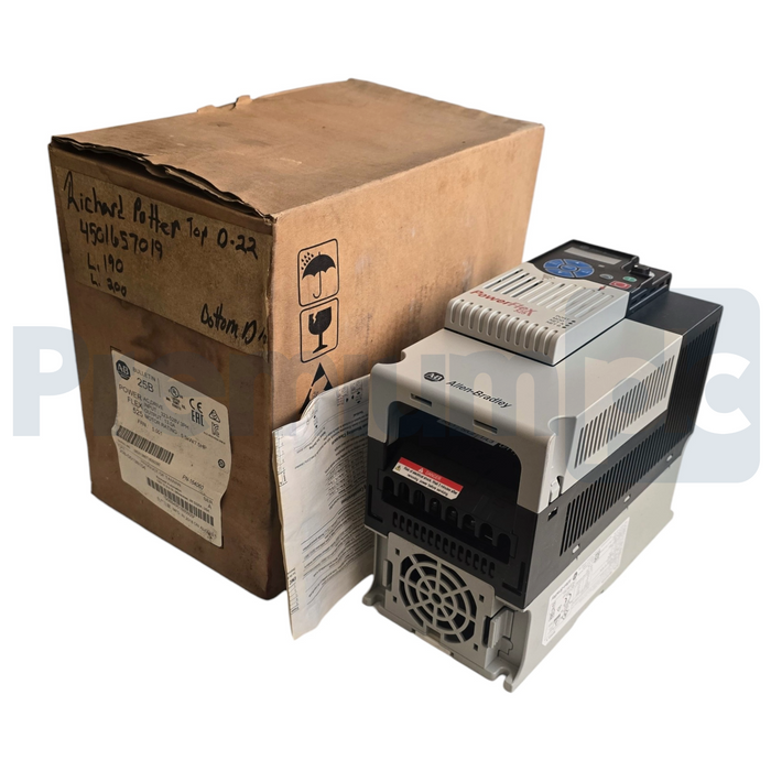 Allen-Bradley 25B-D013N104 /A PowerFlex 525 AC Drive 5.5kW 7.5HP 480V 3PH NSMP