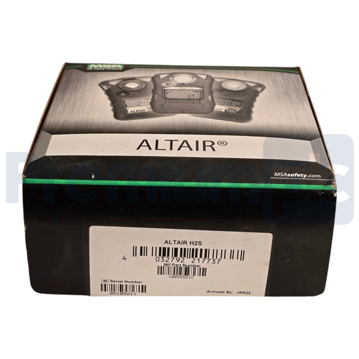 MSA ALTAIR H2S Single-Gas Detector Hydrogen Sulfide Monitor 10092521C | 10092521