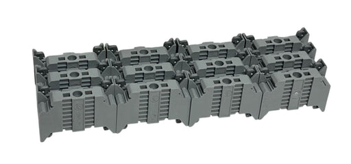 (LOT OF 24) Phoenix Contact 0800886 E/NS 35 N Terminal End Bracket Clamp | New