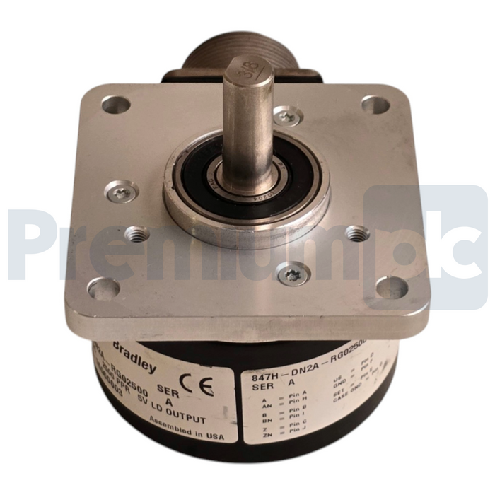 Allen-Bradley 847H-DN2A-RG02500 /A Incremental Optical Rotary Encoder - 2500 PPR