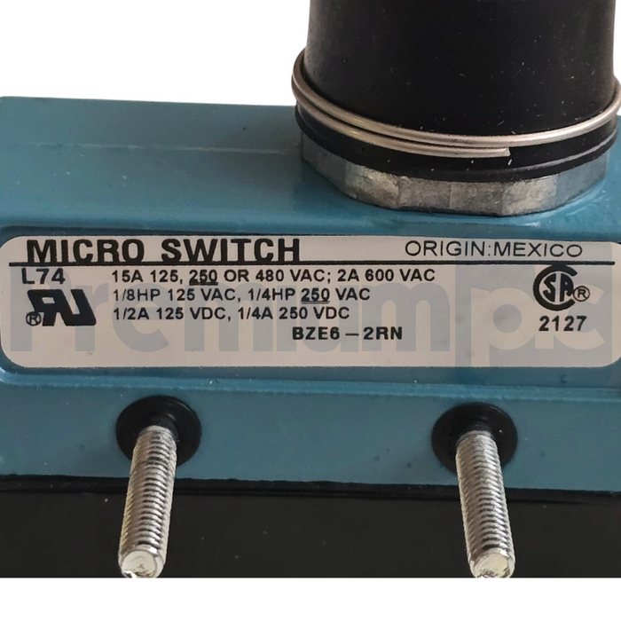 Honeywell / MICRO SWITCH BZE6-2RN | BZE62RN Limit Switch | 15A 480VAC | NSNP