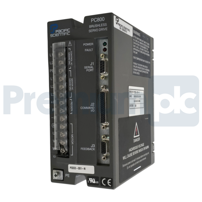Pacific Scientific PC833-001-N PC800 Series Brushless Servo Drive PC833001N NSNP