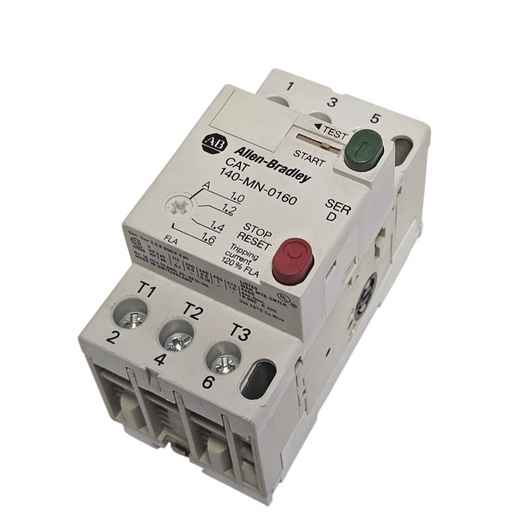 NIB ALLEN BRADLEY 140-MN-0160 STARTER MOTOR PROTECTOR 1-1.6 AMP SERIES. D