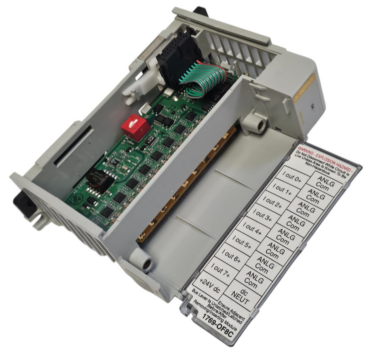 USED ALLEN BRADLEY 1769-OF8C /A COMPACT I/O OUTPUT MODULE SER. A F/W REV. 2.1