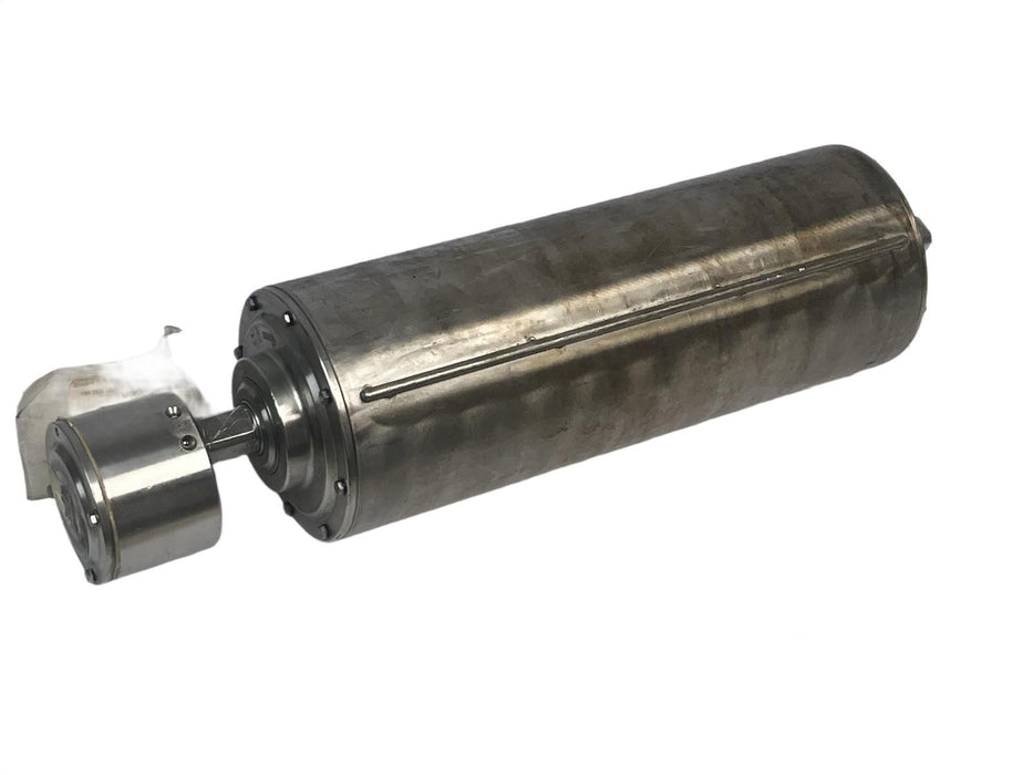 Van Der Graaf TM160A30-42NB RH Drum Motor | 480V 3PH 6.5" Dia Stainless Conveyor