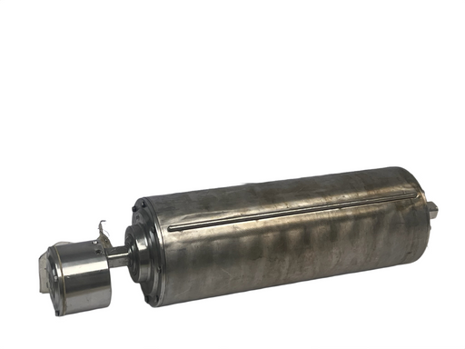 Van Der Graaf TM160A30-42NB RH Drum Motor | 480V 3PH 6.5" Dia Stainless Conveyor