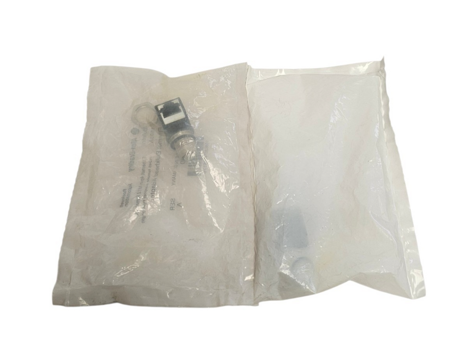 LOT OF 2 NEW ALLEN BRADLEY 1585A-DD4JD SER. A ETHERNET BULKHEAD ADAPTERS