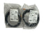 Lot of 2 ifm electronic EVC151 M12 Connection Cable 4-Pin 2m Black