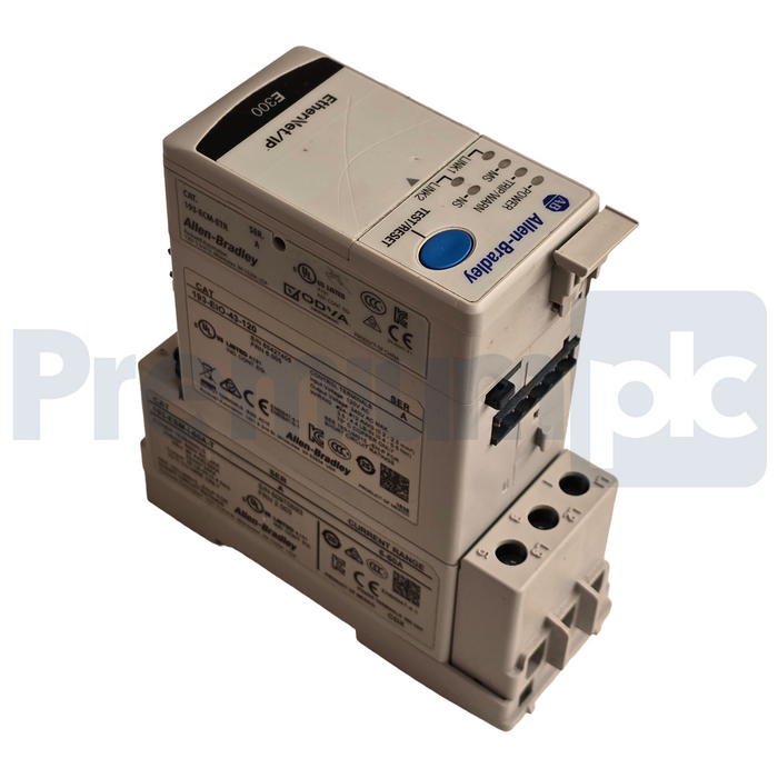 Allen-Bradley E300 Overload Relay 193-ESM-I-60A-T | 193-EIO-43-120 | 193-ECM-ETR