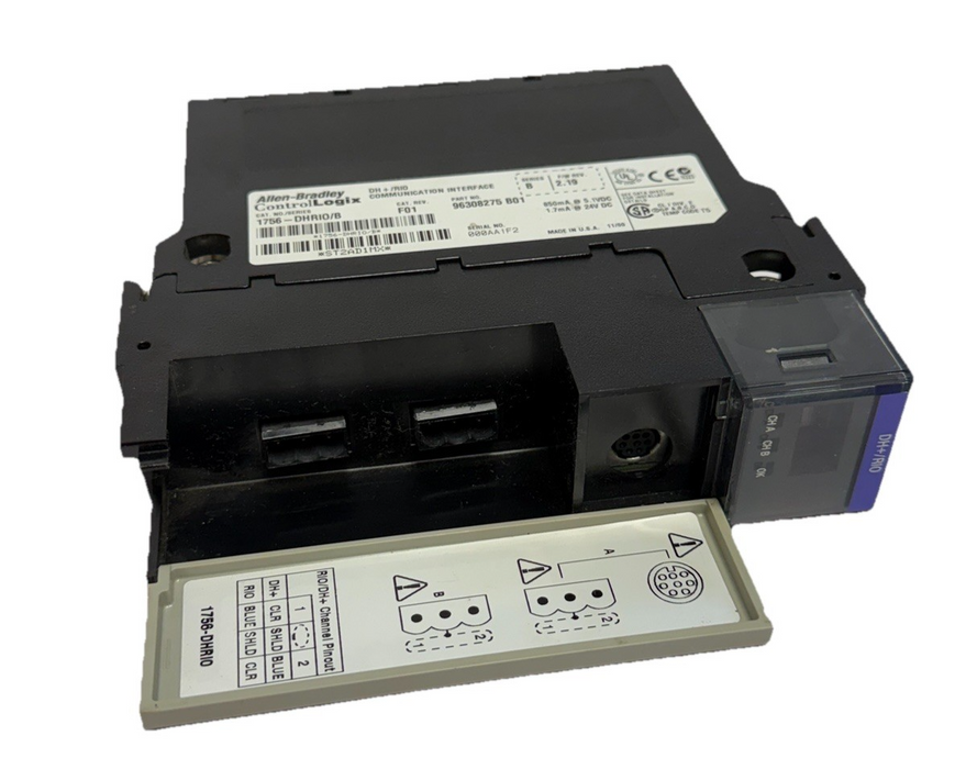 ALLEN BRADLEY 1756-DHRIO /B ControlLogix DH+/RIO COMMUNICATION MODULE 1756DHRIO