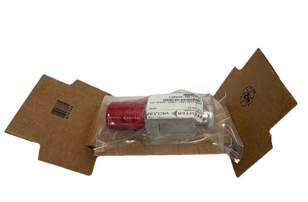 NIB PFEIFFER VACUUM AVC 016 SA MANUALLY ACTUATED ANGLE VALVE PF A31 003 NSMP