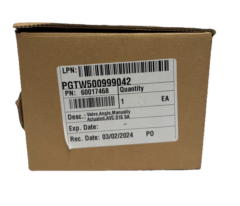 NIB PFEIFFER VACUUM AVC 016 SA MANUALLY ACTUATED ANGLE VALVE PF A31 003 NSMP
