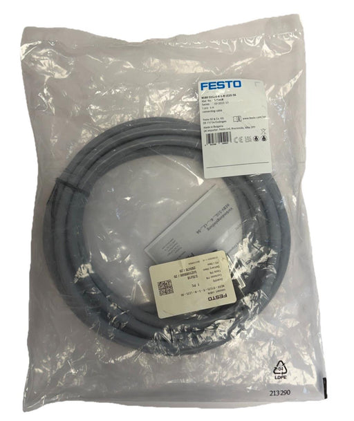 NEW FESTO NEBV-S1G25-K-5-N-LE25-S6 CONNECTING CABLE MAT. NO. 575418 / 5 METERS