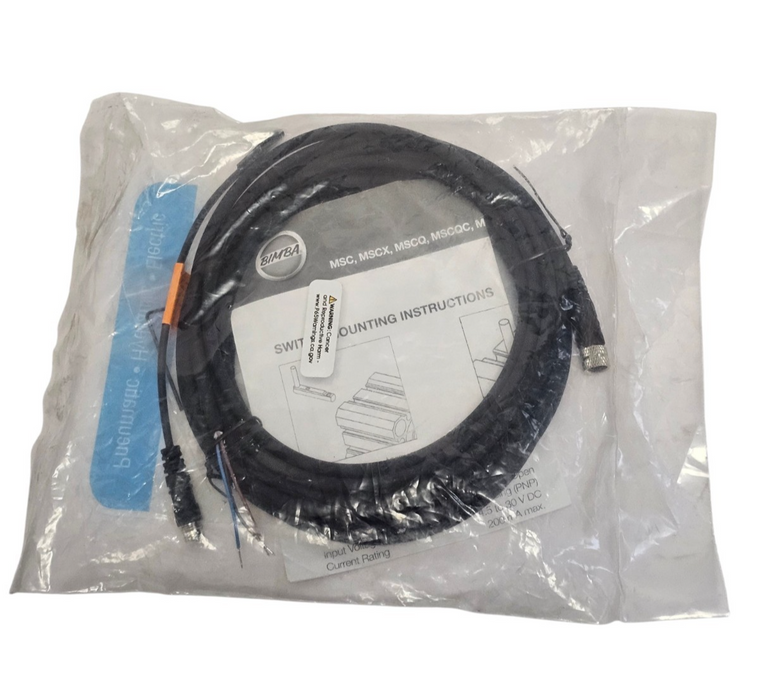 NEW BIMBA MSCQCX REED SWITCH MAGNETIC LED 30 VDC 200MA 5 METER CABLE