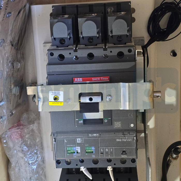 ABB Tmax XT5N 400 Ekip Dip LS/I Breaker w/ AF305-30 Contactor 400A 100-250V +Acc