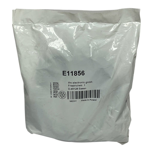 ifm electronic E11856 Female Cordset M12 8-Pole 15m PUR - New Surplus Sealed