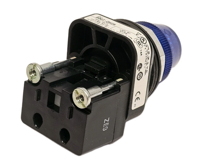 NEW ALLEN BRADLEY 800T-QH2B PILOT LIGHT 800TQH2B SER. V BLUE WITH 800TC-N374