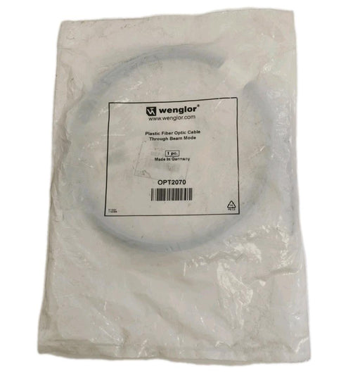 NEW WENGLOR OPT2070 PLASTIC FIBER OPTIC CABLE THROUGH BEAM MODE 2M LENGTH