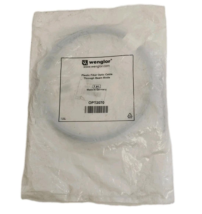 NEW WENGLOR OPT2070 PLASTIC FIBER OPTIC CABLE THROUGH BEAM MODE 2M LENGTH