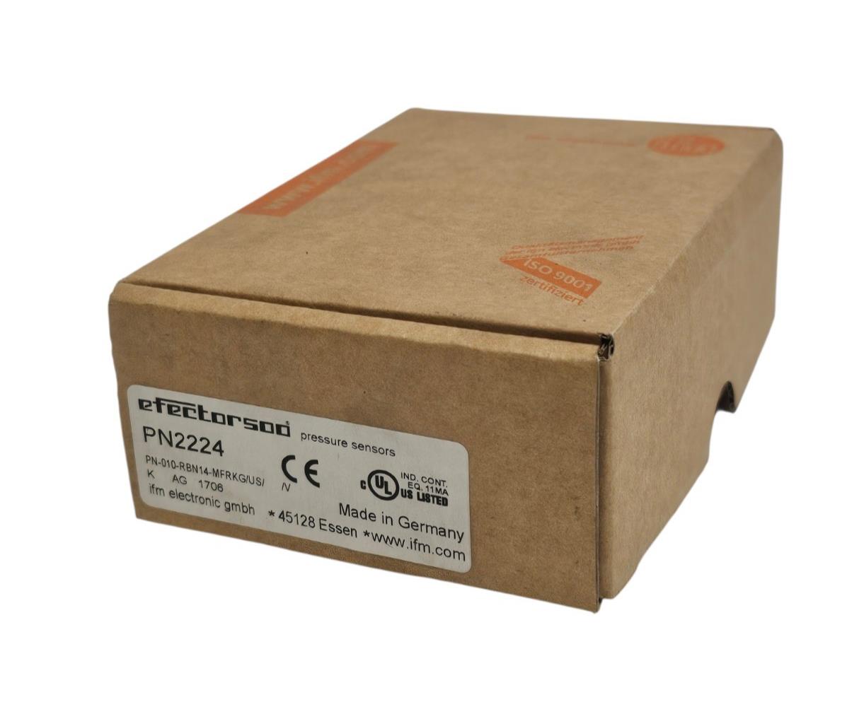 NIB IFM EFECTOR PN-010-RBN14-MFRKG/US/ /V PRESSURE SENSOR PN2224