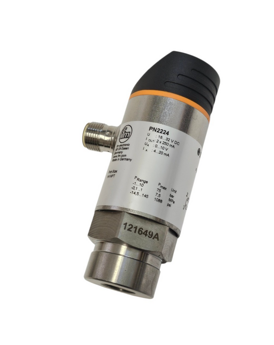 NIB IFM EFECTOR PN-010-RBN14-MFRKG/US/ /V PRESSURE SENSOR PN2224