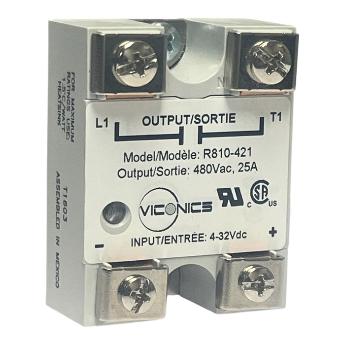 Viconics R810-421 Solid State Relay SSR with Integrated Heat Sink - New Surplus