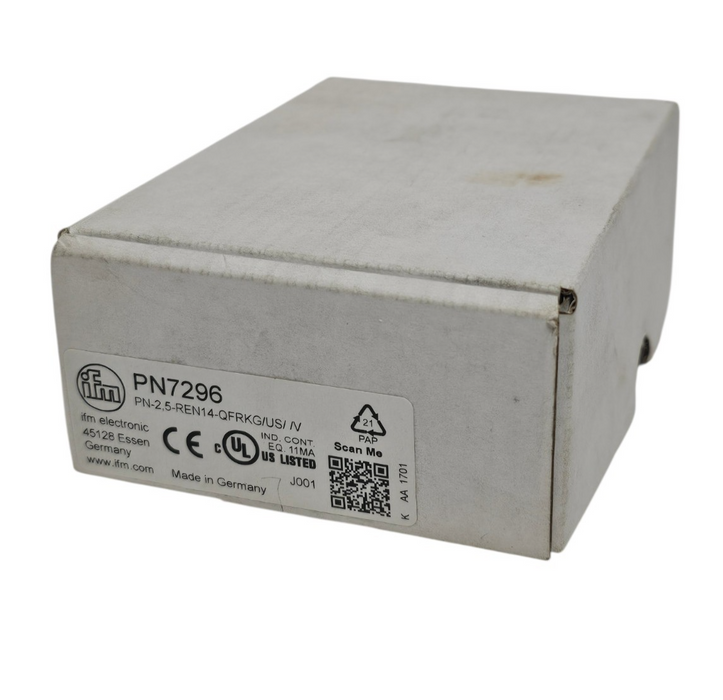 IFM PN-2,5-REN14-QFRKG/US/ /V PRESSURE SENSOR PN7296 18 to 30 VDC USED