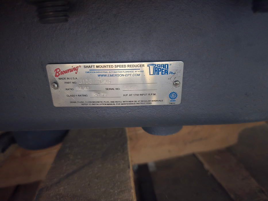 BROWNING 315SMTP-25 / 315SMPT25 SHAFT MOUNT SPEED REDUCER 25:1 P/N: PH0004