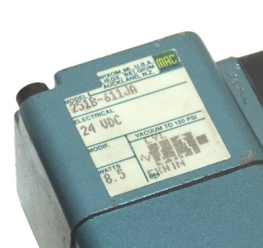 MAC 251B-611JA SOLENOID VALVE 24VDC 251B611JA