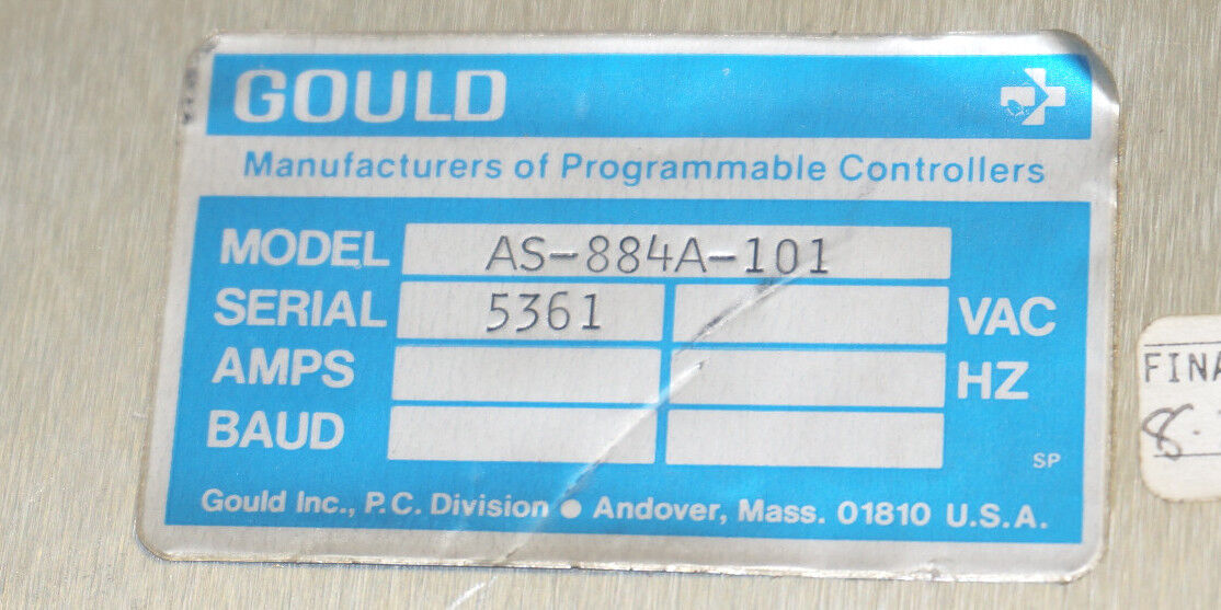 MODICON AS-884A-101 CPU MODULE AS884A101