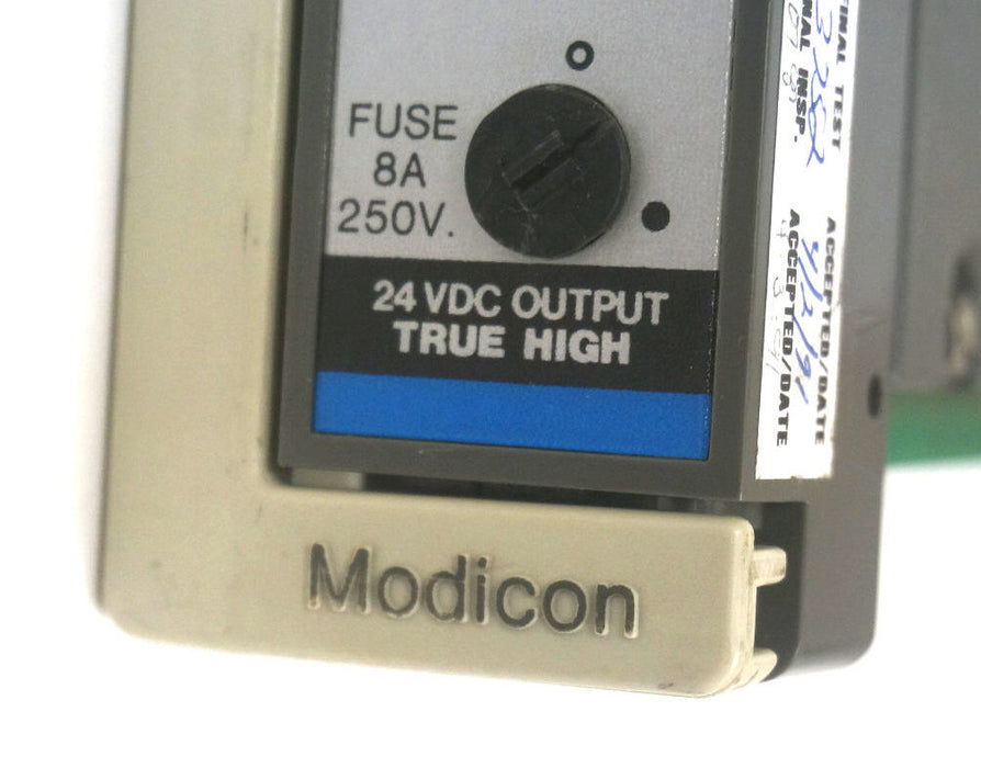 MODICON AS-B824-016 OUTPUT MODULE 24VDC TRUE HIGH ASB824016