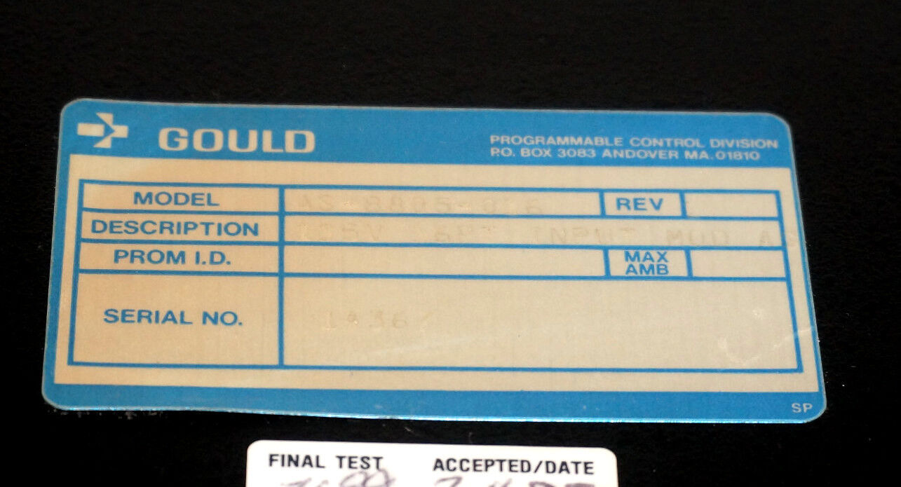 MODICON AS-B805-016 800 I/O 115V IN 16PT ASB805016