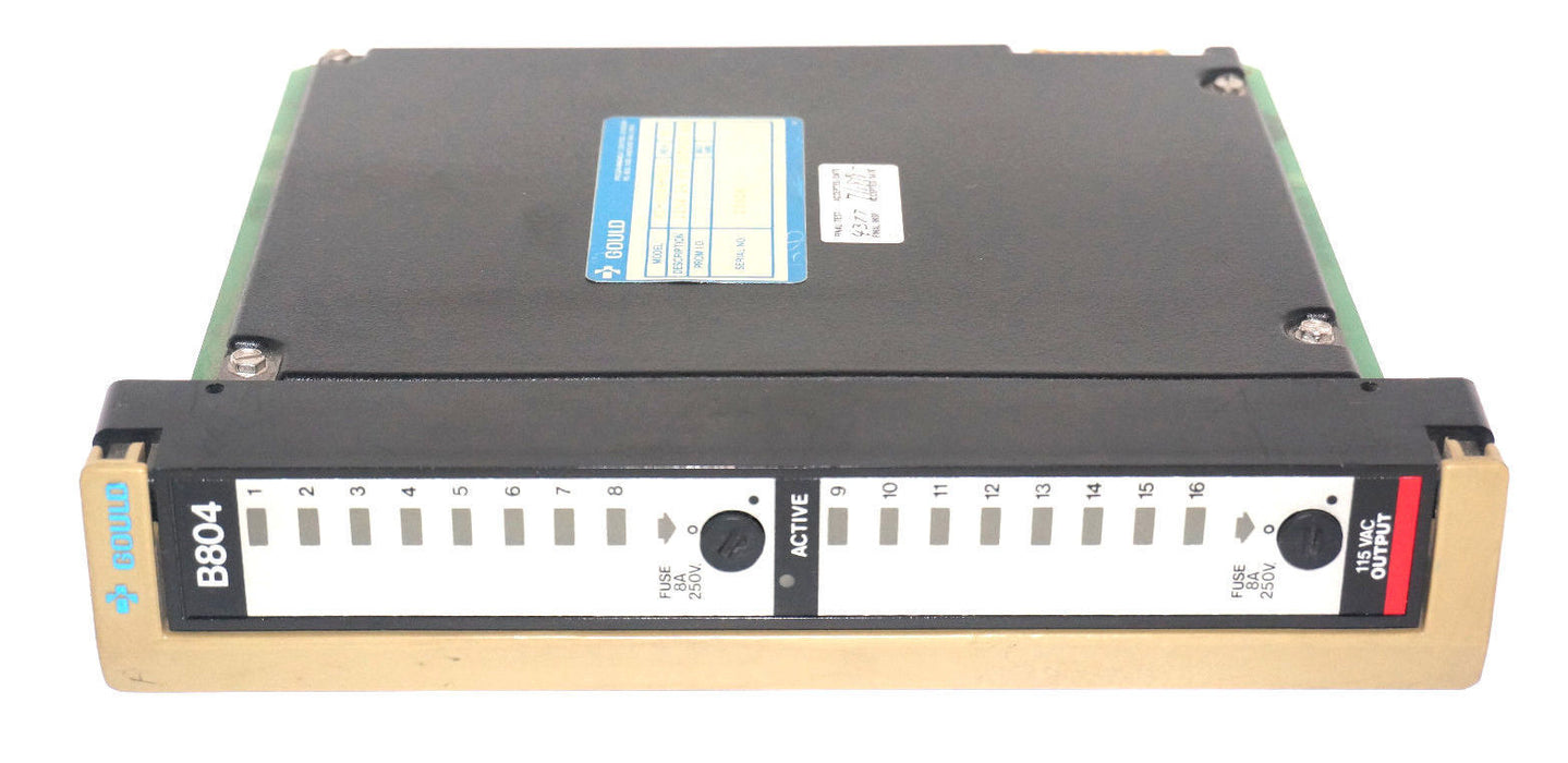 MODICON AS-B804-016 115VAC OUTPUT MODULE, REV M, ASB804016