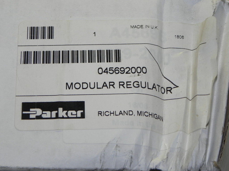 NIB PARKER 045692000 MODULAR REGULATOR