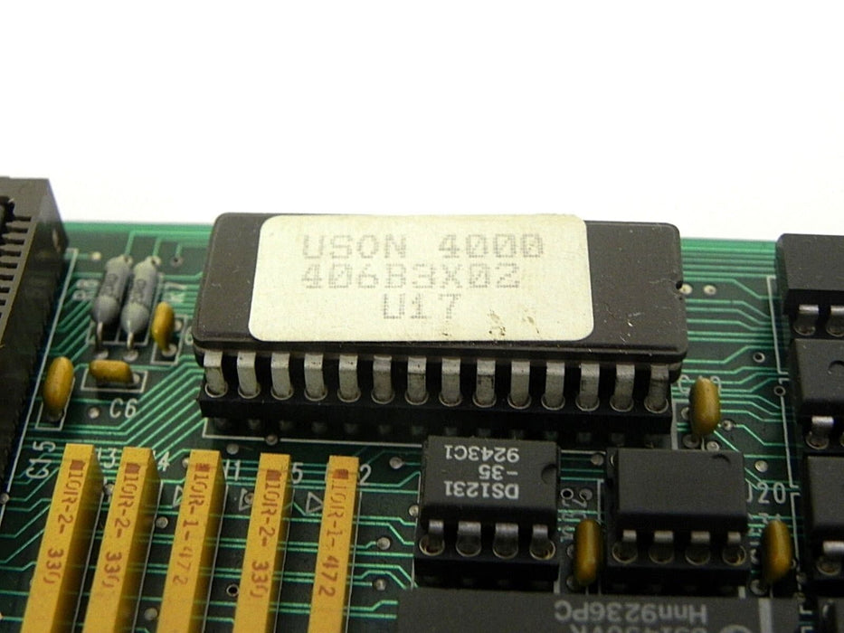 USON 4000 406B3X02 U17 SERVO AMPLIFIER SERIES 4000 CPU-640K