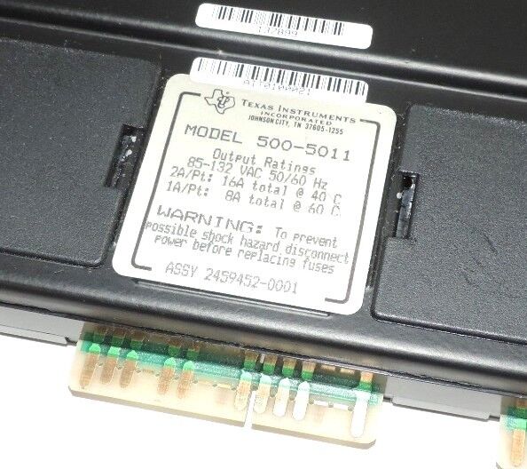 TEXAS INSTRUMENTS MODEL 500-5011 OUTPUT MODULE 5005011