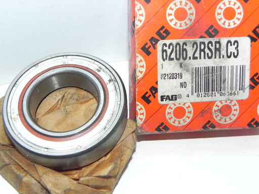 NIB FAG 6206.2RSR.C3 BEARING 62062RSRC3