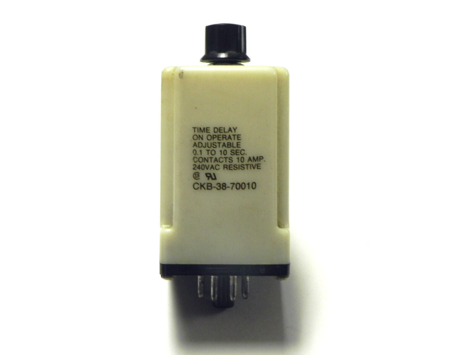 POTTER & BRUMFIELD CKB-38-70010 TIME DELAY RELAY 0.1-10 SEC. CKB3870010