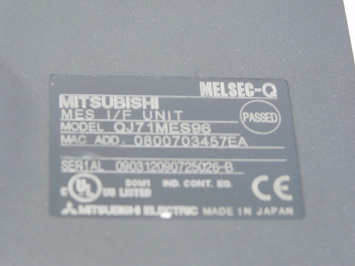 MITSUBISHI QJ71MES96 MES INTERFACE UNIT MELSEC-Q