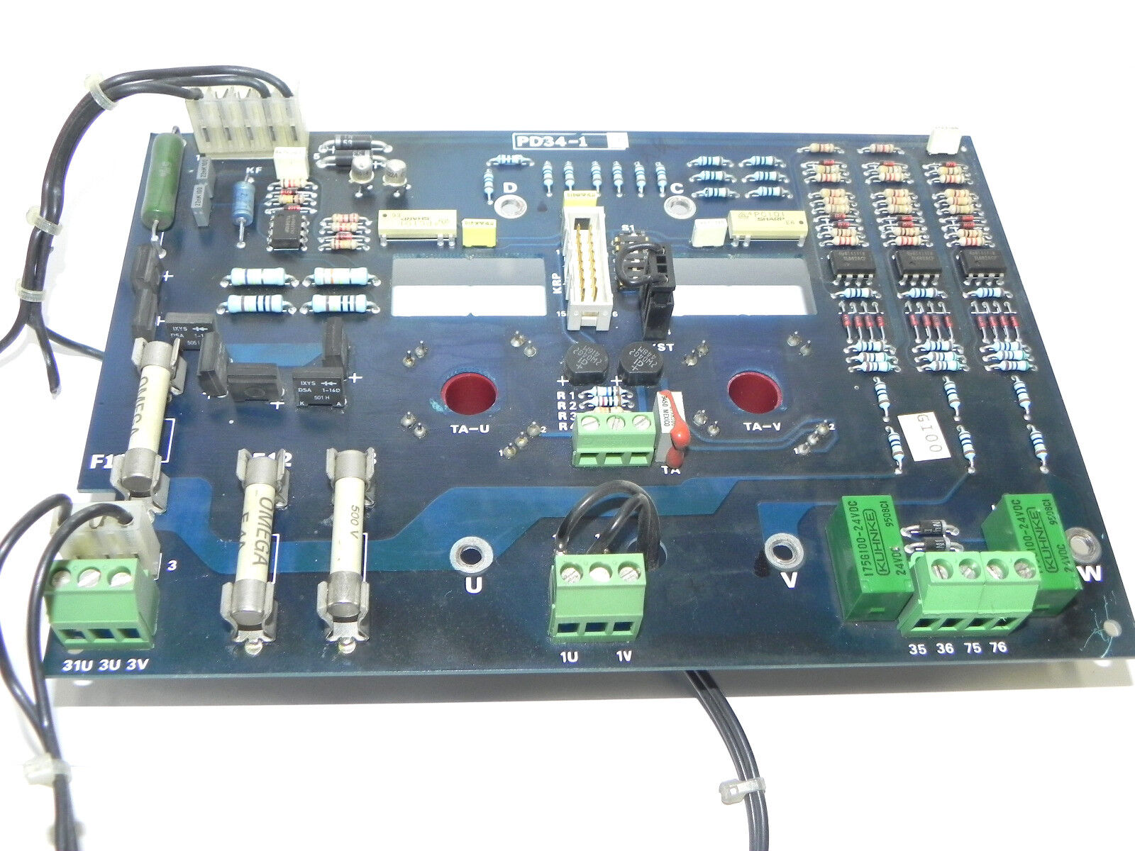 EGS AMICON PD34-1 CIRCUIT BOARD DRIVE POWER DISTRIBUTION PD341