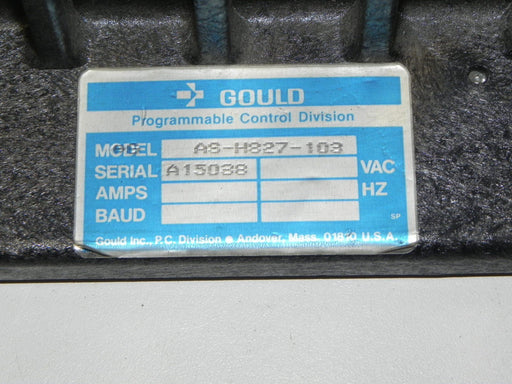 GOULD MODICON 800 SERIES AS-H827-103 , 11 PORT RACK ASH827103